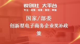 國家/部委創(chuàng)新型電子商務(wù)企業(yè)獎補政策