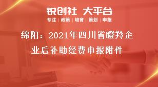 綿陽：2021年四川省瞪羚企業(yè)后補助經費申報附件獎補政策