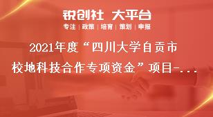 2021年度“四川大學(xué)自貢市校地科技合作專項資金”項目-科技合作研發(fā)項目資金支持方式及支持范圍獎補政策