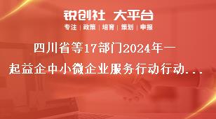 四川省等17部門2024年一起益企中小微企業(yè)服務(wù)行動行動主題獎補政策