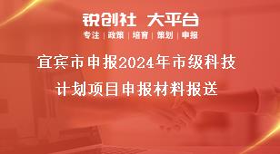 宜賓市申報(bào)2024年市級(jí)科技計(jì)劃項(xiàng)目申報(bào)材料報(bào)送獎(jiǎng)補(bǔ)政策