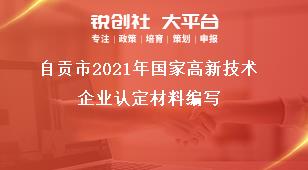 自貢市2021年國家高新技術(shù)企業(yè)認(rèn)定材料編寫?yīng)勓a(bǔ)政策