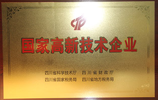 國(guó)家高新技術(shù)企業(yè)